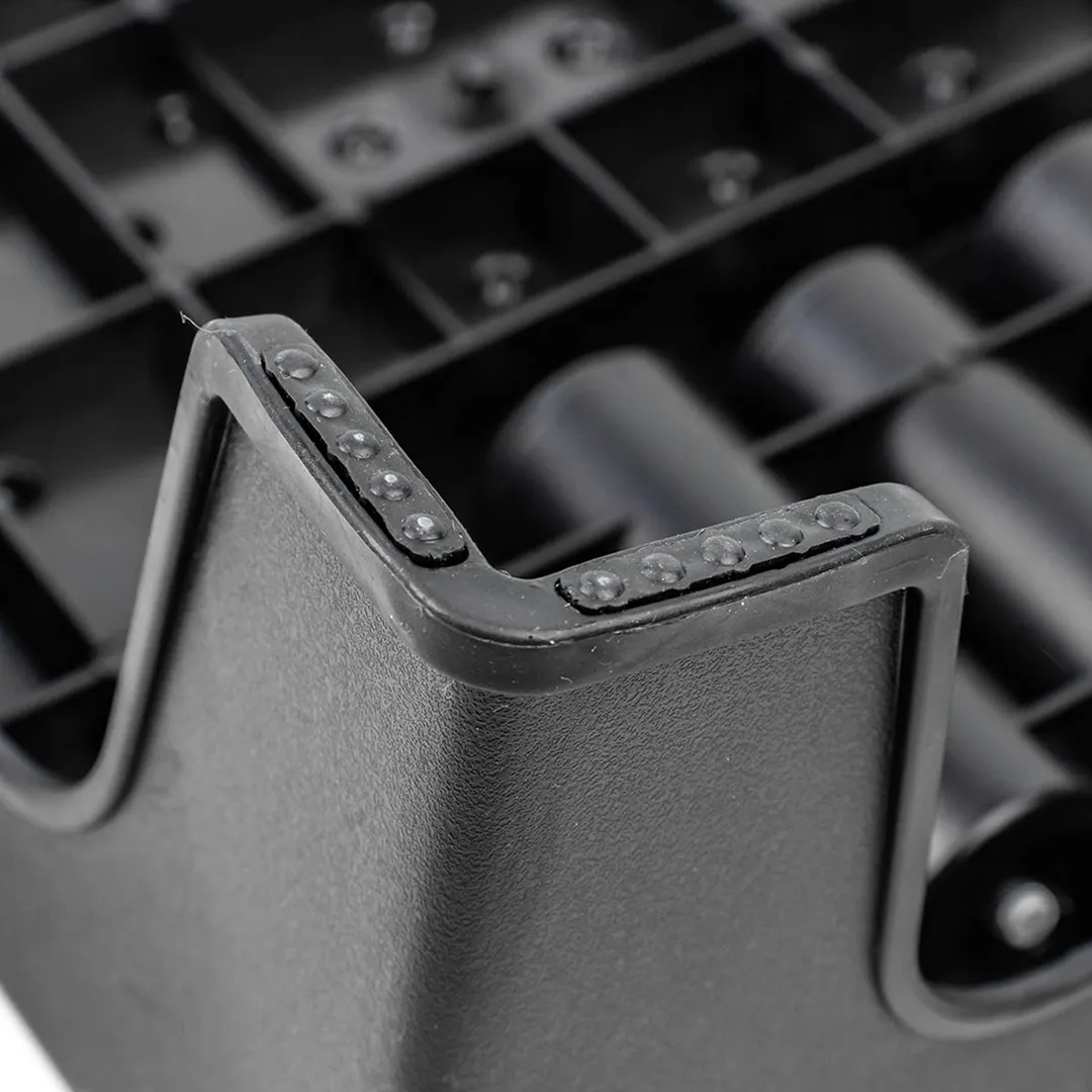 Подставка для ног с массажными роликами 12х25х34 см WMC TOOLS WMC-PLM4