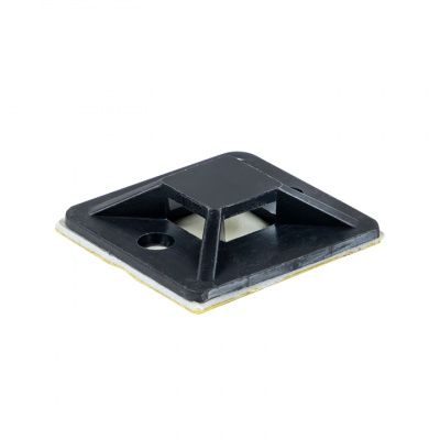 Площадка самоклеящаяся (25х25мм,) черная (100шт,) EKF plc-25x25-b