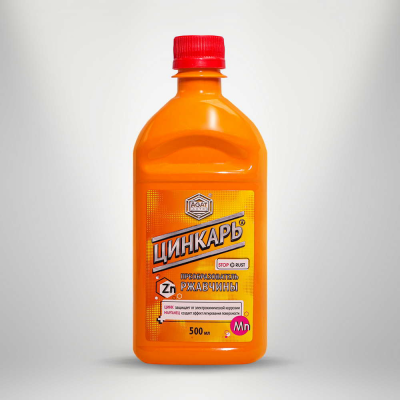 Преобразователь ржавчины ЦИНКАРЬ (флакон) 500 мл AGAT AG0103