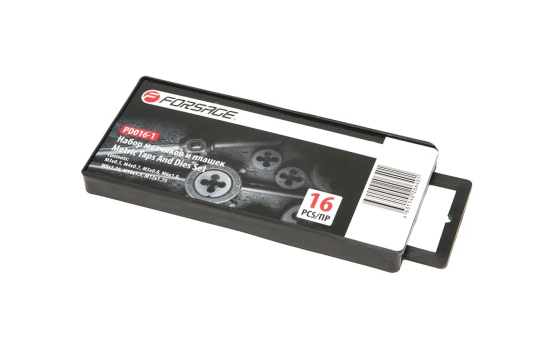 Набор метчиков и плашек метрических 16 пр Forsage F-PD016-1