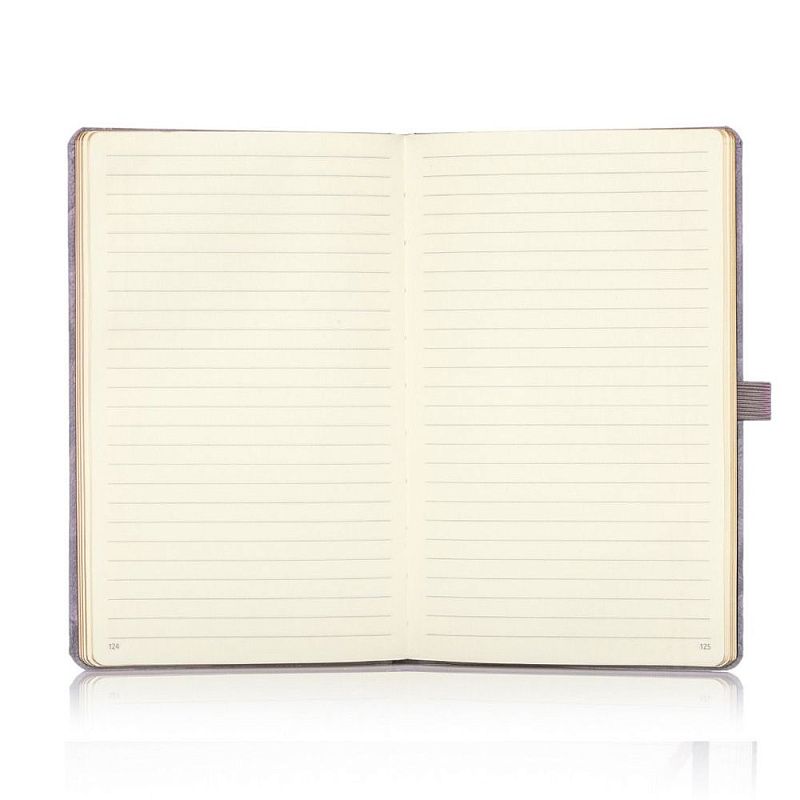 Блокнот Castelli Milano "Oro Circles", А5, 120 листов, линейка, серый, золотистый