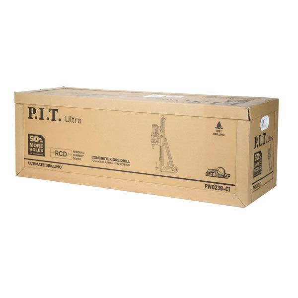 Дрель алмазного сверления электрич. ULTRA, 3200 Вт, 700 об/мин, ⌀230мм, 1-1/4'' PIT PWD230-C1
