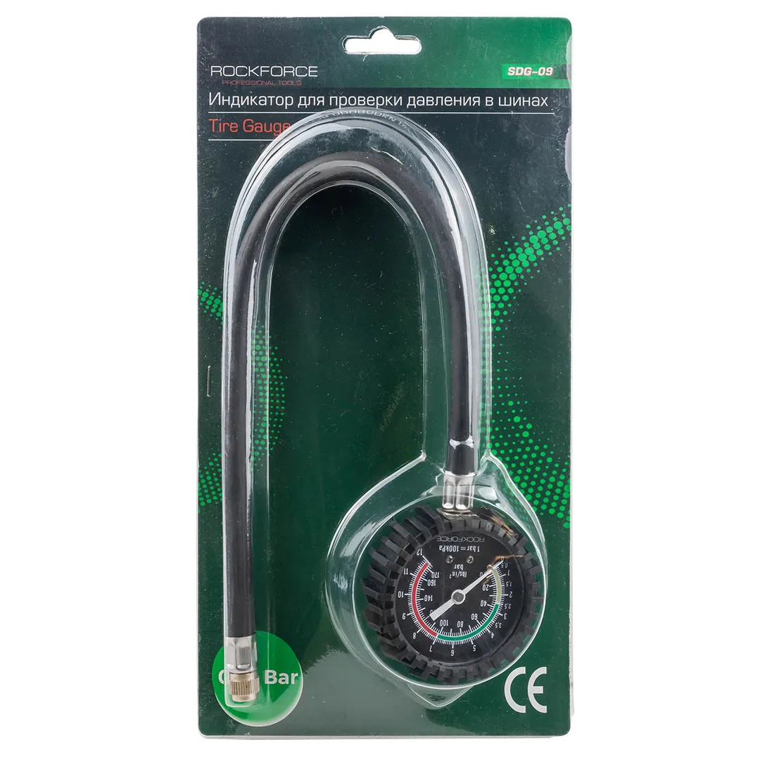 Индикатор для проверки давления в шинах, 0-12 Bar RockForce RF-SDG-09