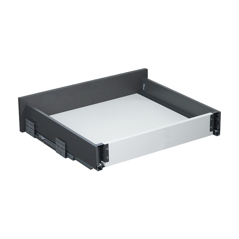 Система ящиков Evolution L-500 h84 графит PUSH TO OPEN ДСП16мм SLIMBOX EVOLUTION 117355