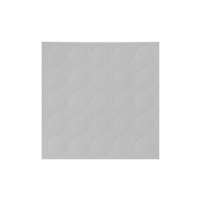 Заглушка самоприлипающая к эксцентрику серо-полевой, 20609, лист-28шт., FOLMAG 116305