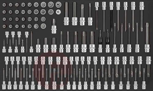 Набор головок-бит 3/8''&1/2'' 114 пр. Force 41141