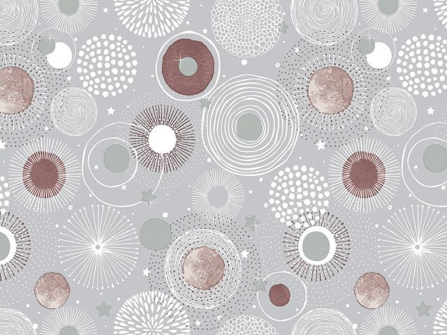 Клеенка столовая, нетканая основа с ПВХ покр. "DECO", 1 м.пог., (продажа кратно 20 м!) PERFECTO LINEA 11-165186