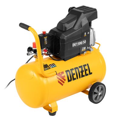 Компрессор воздушный DK1500/50, Х-PRO 1,5 кВт, 230 л/мин, 50 л Denzel 58064