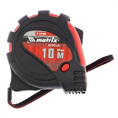 Рулетка Status Magnet 3 fixations, обрезиненный корпус, зацеп с магнитом Matrix