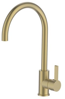 Смеситель для кухни, латунь, золото, сатин Ledeme L4299Y