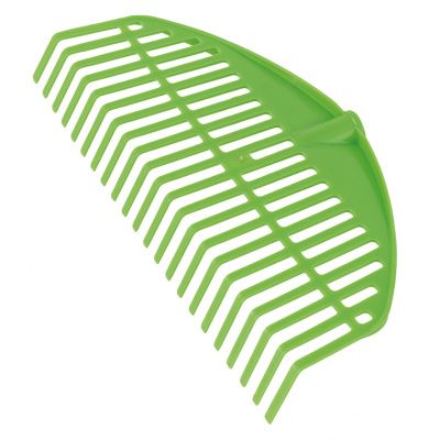 Грабли веерные пластиковые, 430 мм, 22 плоских зуба, без черенка, Sparta 61803