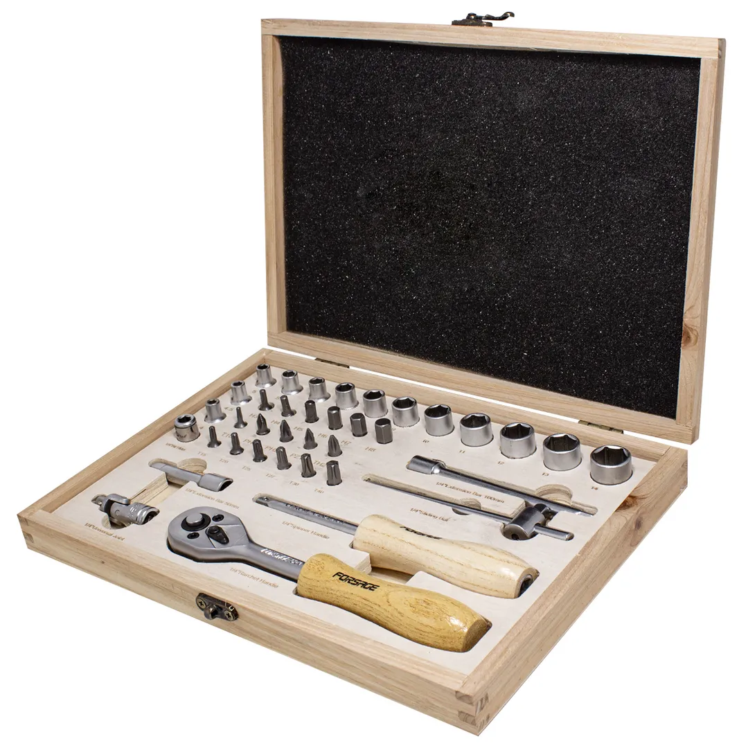 Набор инструментов 38 пр. 1/4'' 6-гр. Forsage F-2382-5