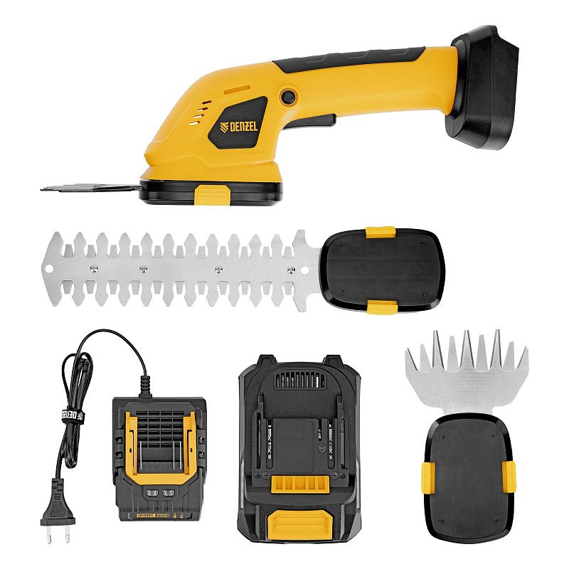 Ножницы-кусторез аккумуляторные GS-20, Li-Ion, 20 В Denzel 59432