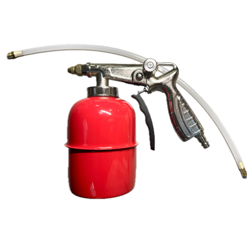 Пневмопистолет для промывки регулируемый с бачком и шлангом, мовильный 1000cc H-D HD-WG07