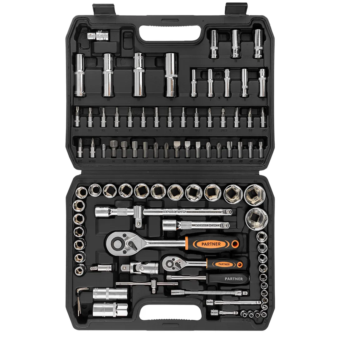 Набор инструментов 94 пр. 1/4''&1/2'' 6-гр Partner PA-4941-5