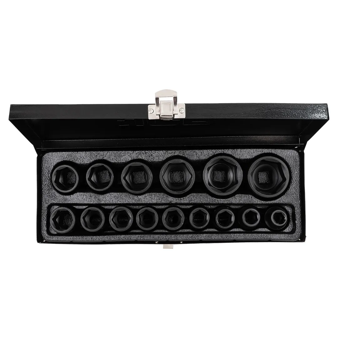 Набор ударных головок 10-32 мм 15 пр, 1/2'' 6-гр JCB JCB-4159-5MPB