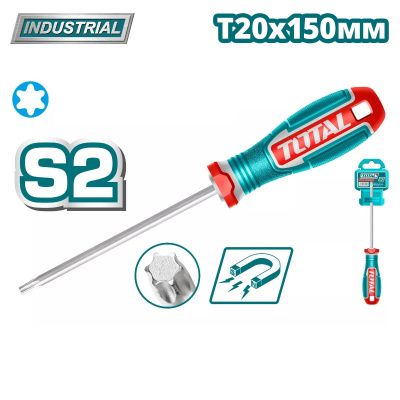 Отвертка Torx T20x150 мм TOTAL TSDT20150