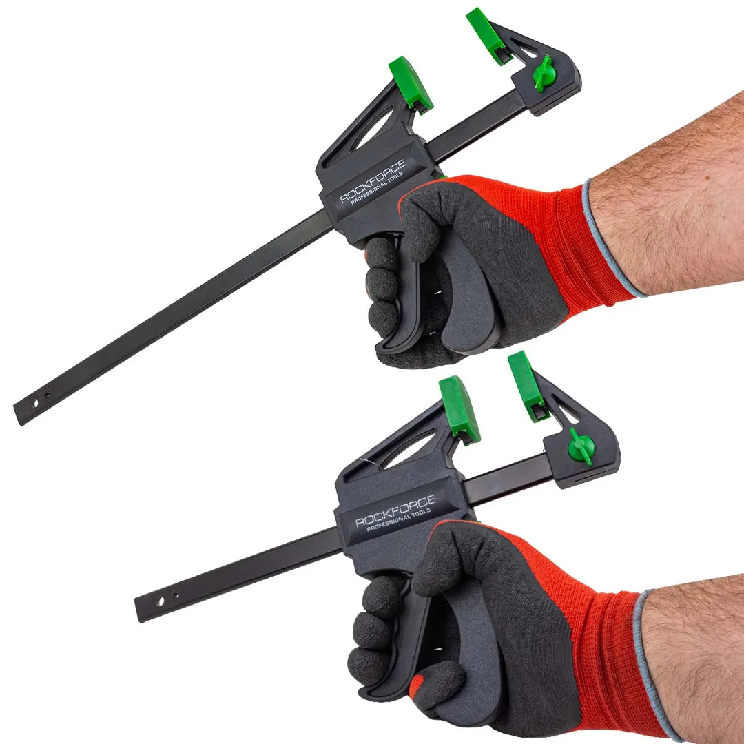 Комплект струбцин быстрозажимных 4 пр. RockForce RF-38404