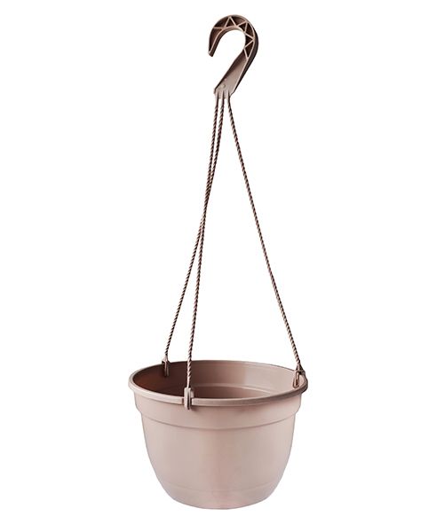 Подвесной горшок "Петуния" №3 капучино d=270 h=190, 7 л Гарденпласт 00167