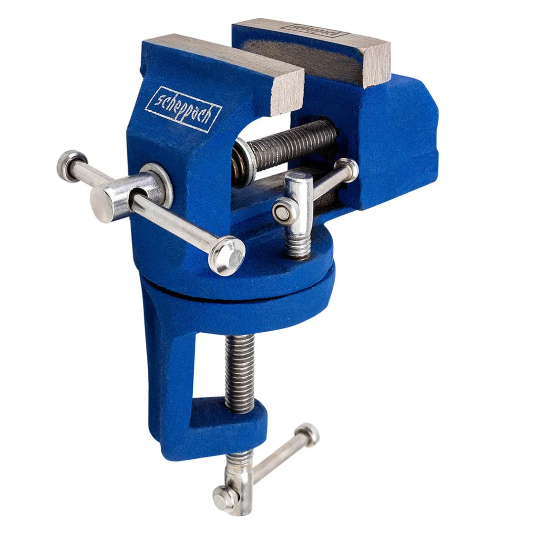 Тиски слесарные поворотные мини, ширина губ 50 мм Scheppach Sch-32950R