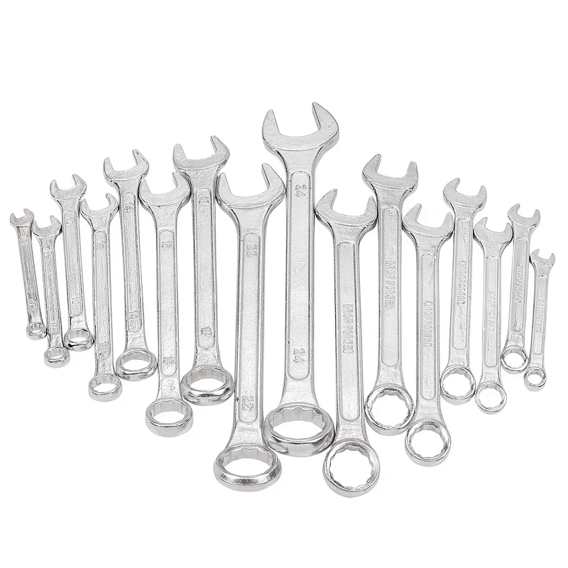 Набор комбинированных ключей 16 пр. 6-19, 22, 24 мм ISMA ISMA-5161MP DV