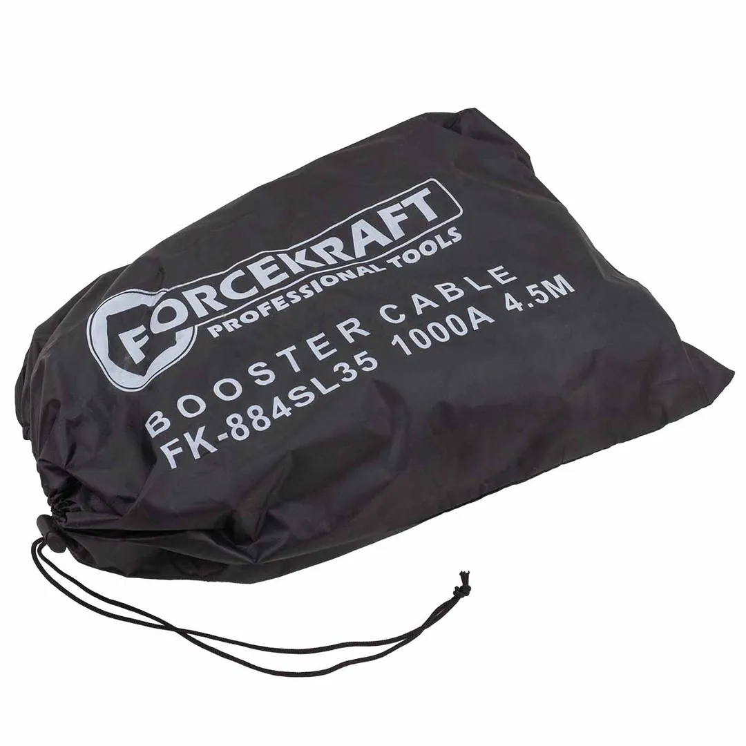 Стартовые провода 1000А, 4.5 м ForceKraft FK-884SL35