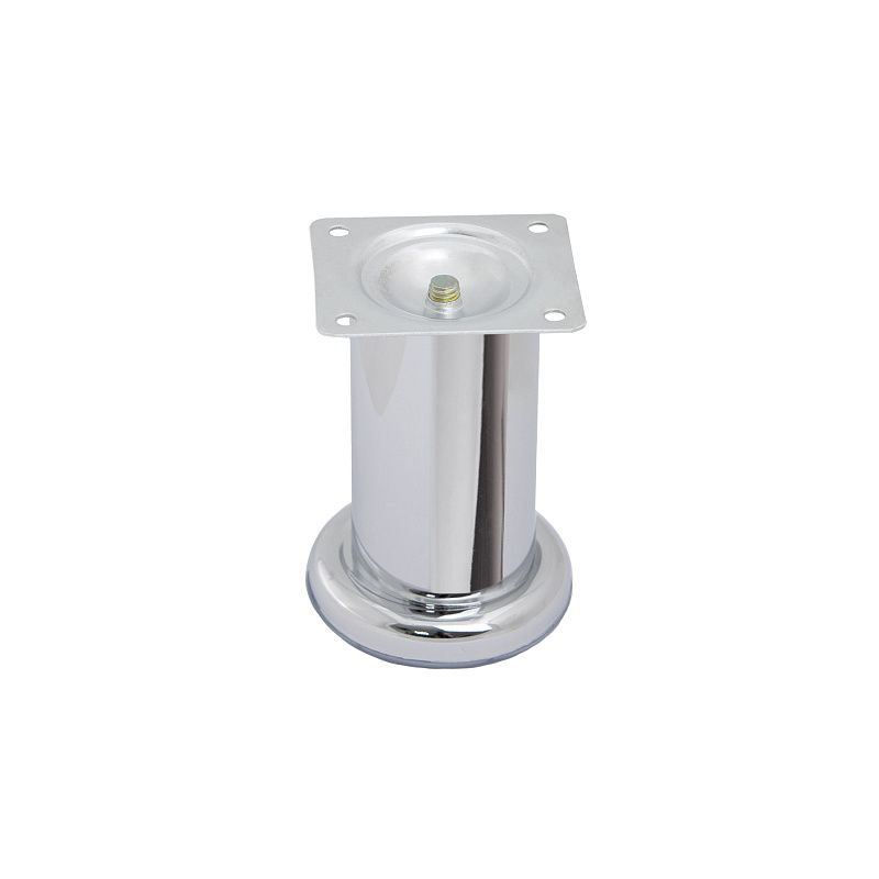 Опора мебельная мет. TB019, B140, d50 h100 хром AKS 91920