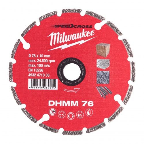 Алмазный диск DHMM 76 мм для M12 FCOT Milwaukee 4932471333