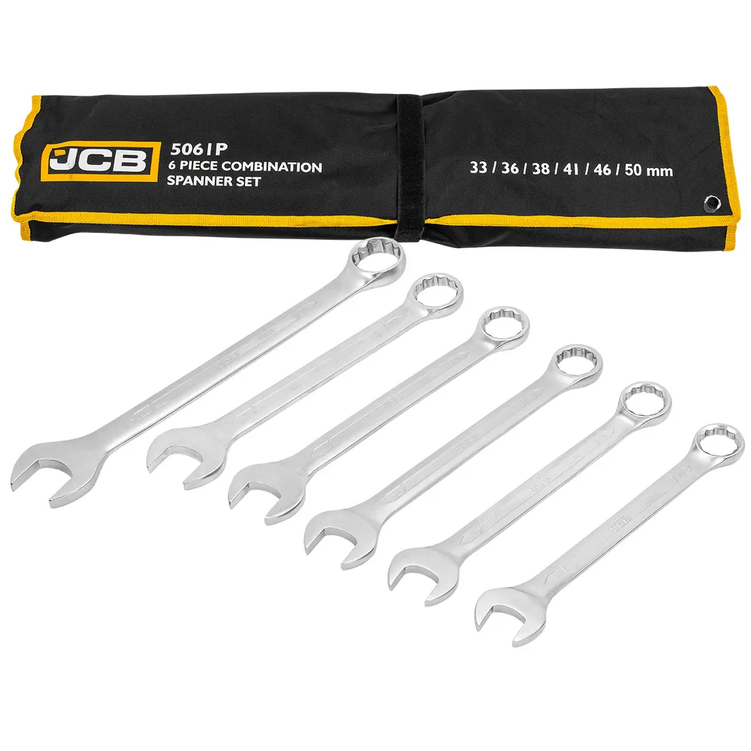 Набор ключей комбинированных 6 пр. 33-50 мм JCB JCB-5061P