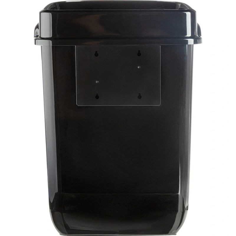 Корзина для мусора Luscan Prof Etalon, 32 л, с крышкой, черный