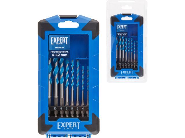 Набор сверл универсальных 8 шт 4-12 мм MultiFunctional EXPERT STARTUL SE8303-08