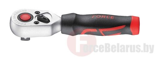 Трещотка Force 802319 с короткой ручкой L=120 мм 3/8''