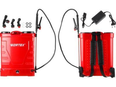 Аккум. опрыскиватель KS 1670 в кор. 12В, 1 акк., 8 Ач, 16 л 16 л., 4 бар, 12 В, 1 акк., 8.0 А/ч, свинцово-кислотная батарея WORTEX 1334463