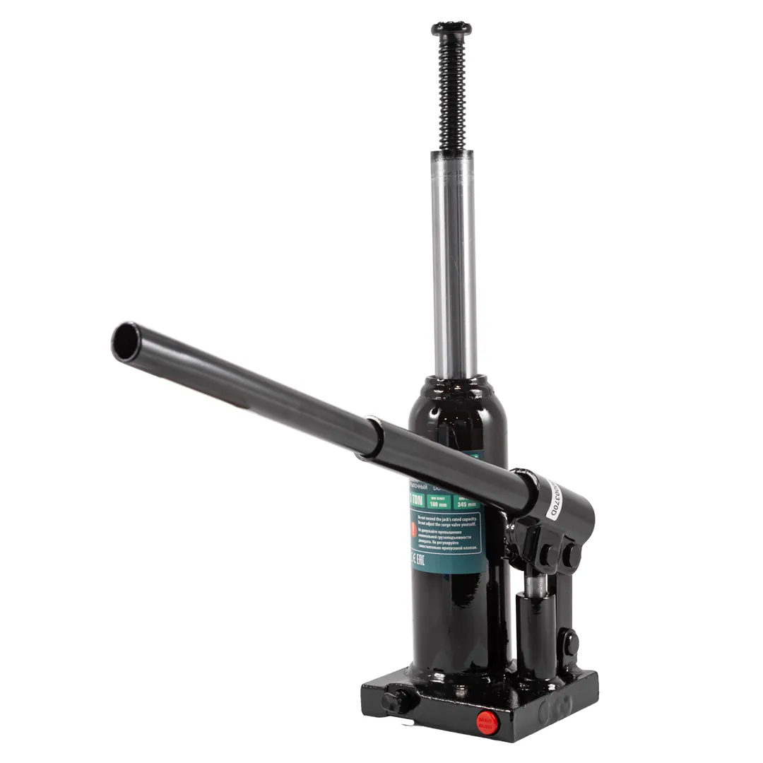 Домкрат бутылочный 3 т с клапаном, 105-345 мм RockForce RF-T90304-S(Euro)