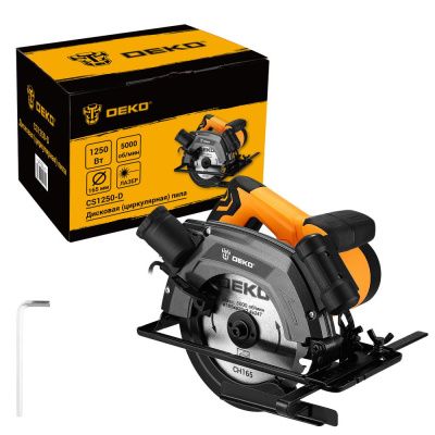 Пила циркулярная CS1250-D DEKO 083-1100