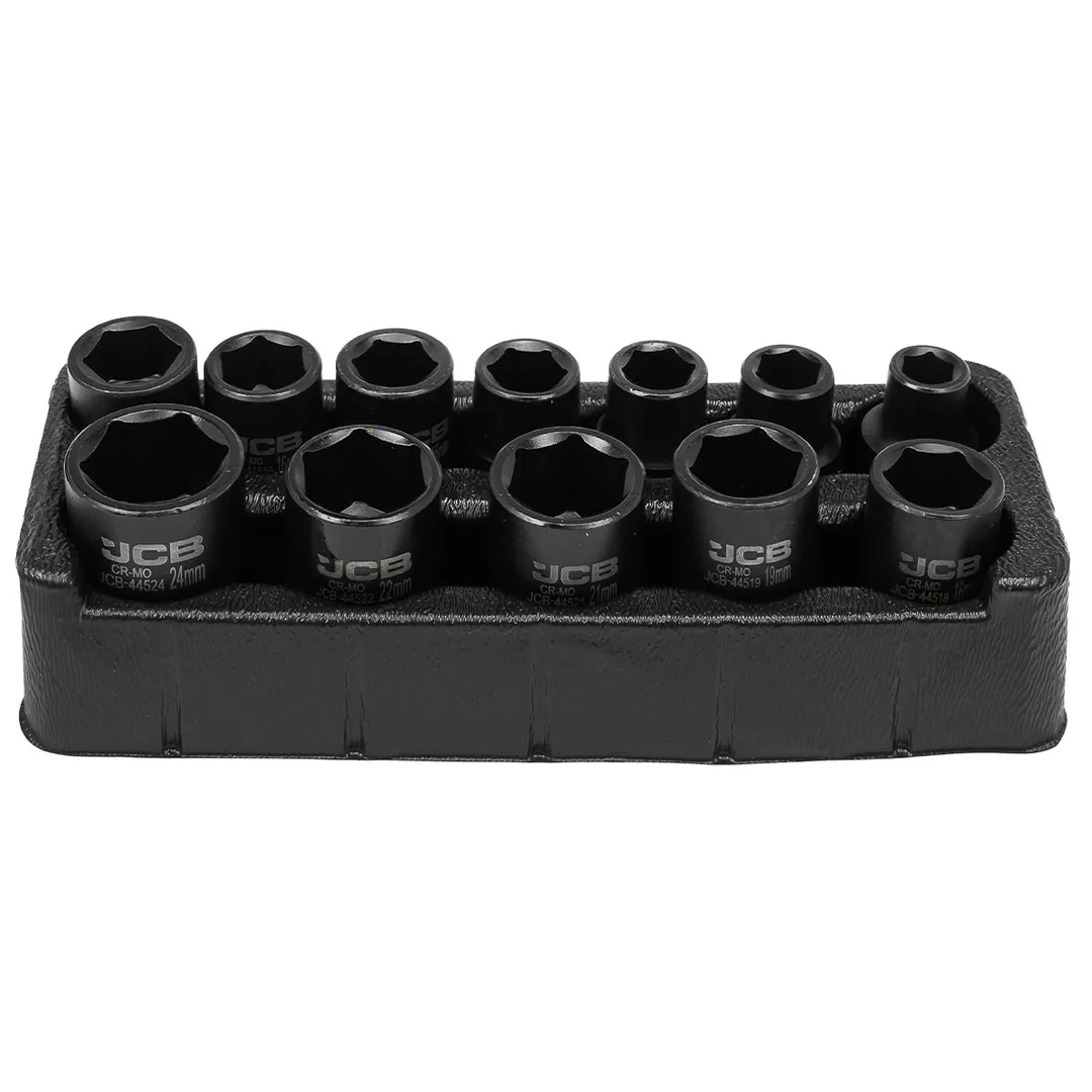 Набор ударных головок 10-24 мм 12 пр 1/2'' 6-гр JCB JCB-4129-5MPB
