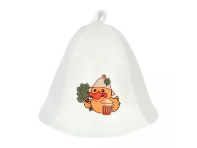 Шапка для бани и сауны "Папа селезень", войлок, HOT POT 41395