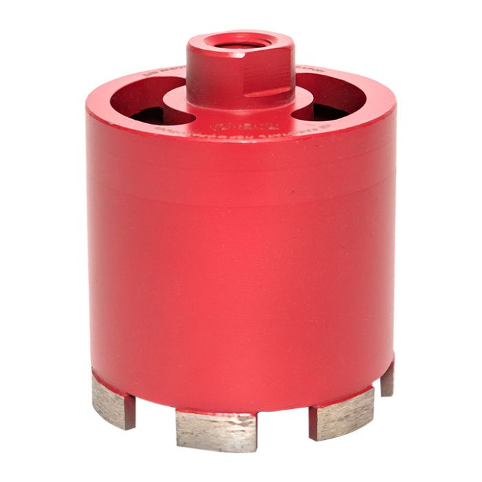 Коронка алмазная для дрелей с микроударом, верхнее пылеудаление DCH Micro Hit Laser M16 EKF