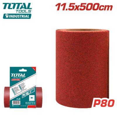 Шлифовальная бумага 11,5x500см P80 TOTAL TAC08065