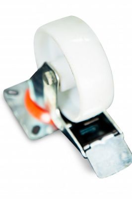 Колесо поворотное полипропилен SRCnb с тормозом TOR