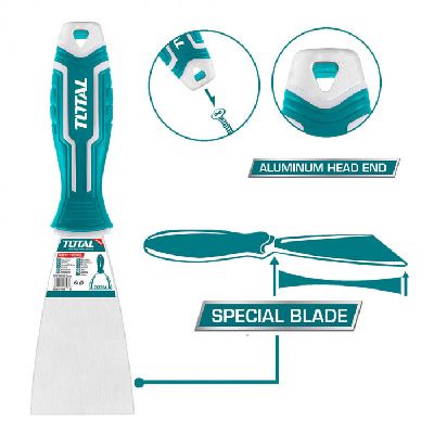 Шпатель со специальным лезвием 60 мм TOTAL THT683606