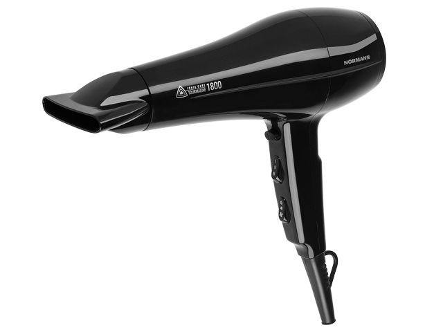 Фен AHD-428, 1800 Вт, раздельные регулировки, холод.обд., ионизация NORMANN AHD-428