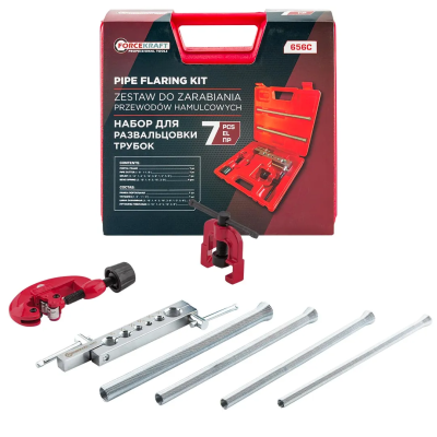 Набор для развальцовки трубок 7 пр ForceKraft FK-656C