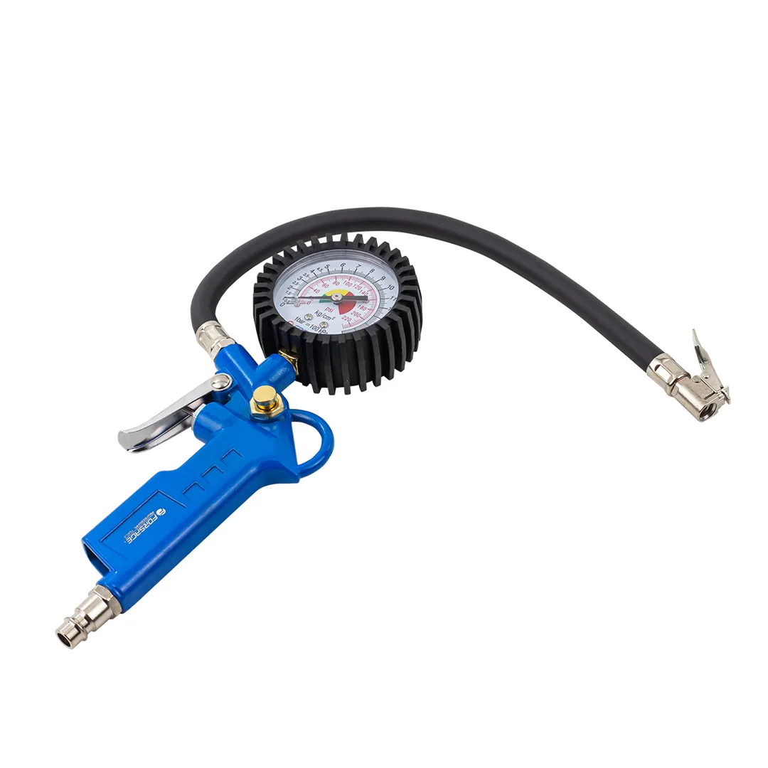 Пистолет для подкачки шин с аналоговым манометром и шлангом 0-16Bar Forsage F-STG-05