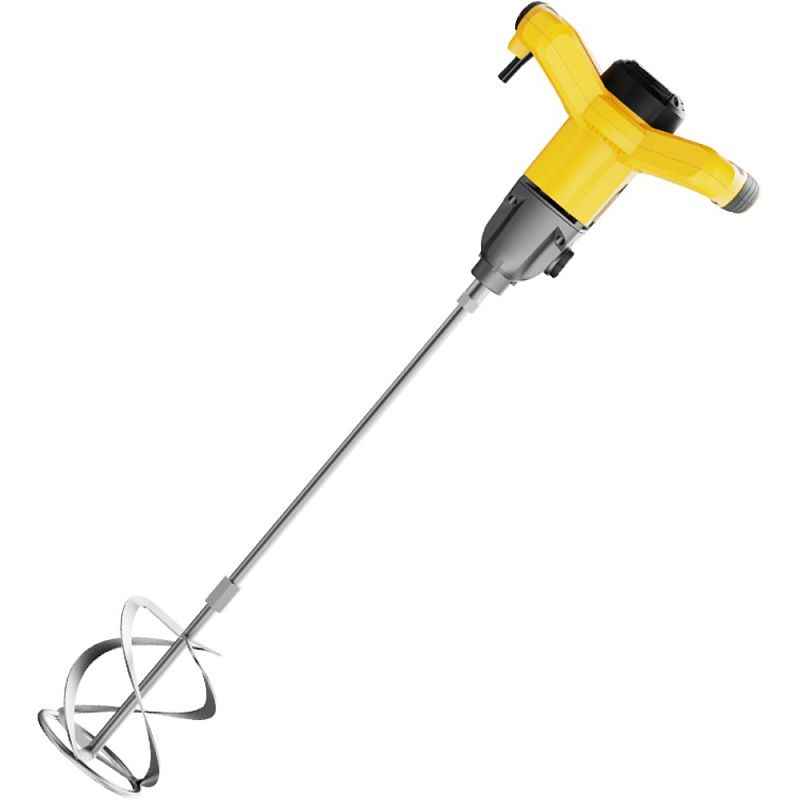 Миксер строительный Deli YS EDC176, 1400 Вт, 1 венчик, желтый