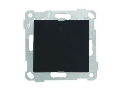 Заглушка, скрытая, без рамки, черная, RITA, Mutlusan 22001210284