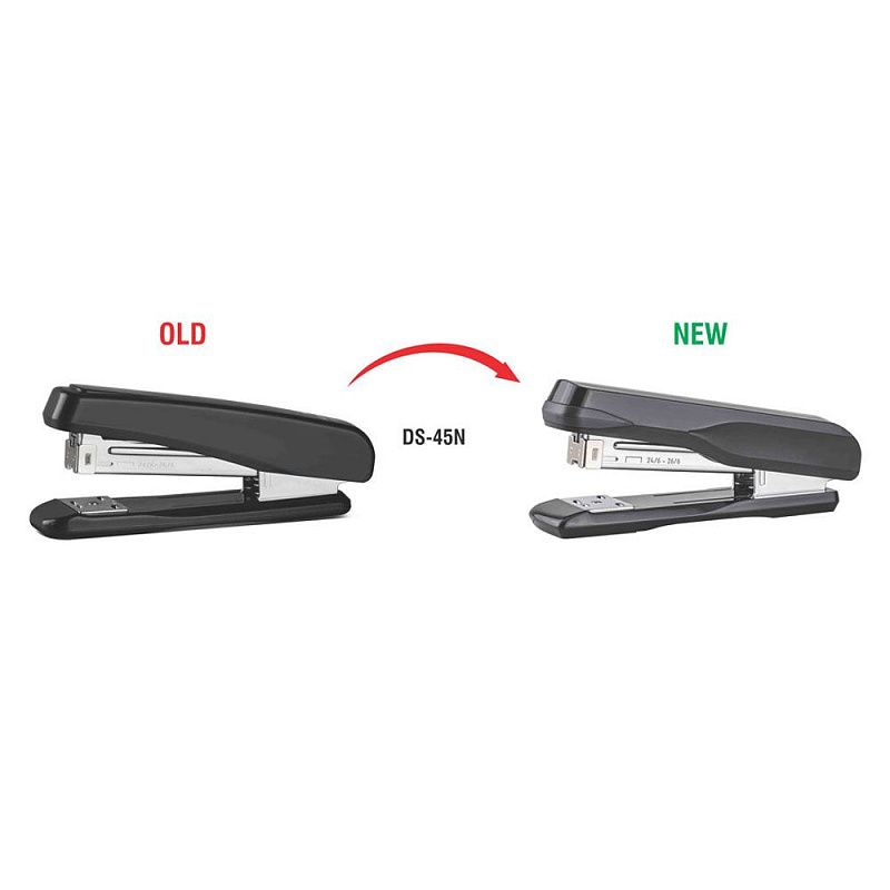 Скобосшиватель "DS-45N, № 24/6, 26/6, 30 листов, черный