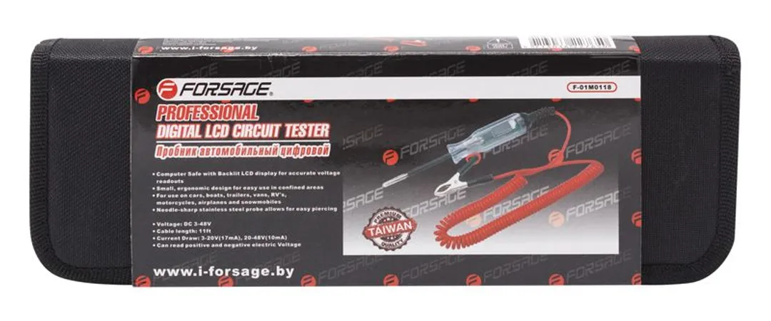 Пробник автомобильный цифровой 6-48V, провод 3,5 м. Forsage F-01M0118