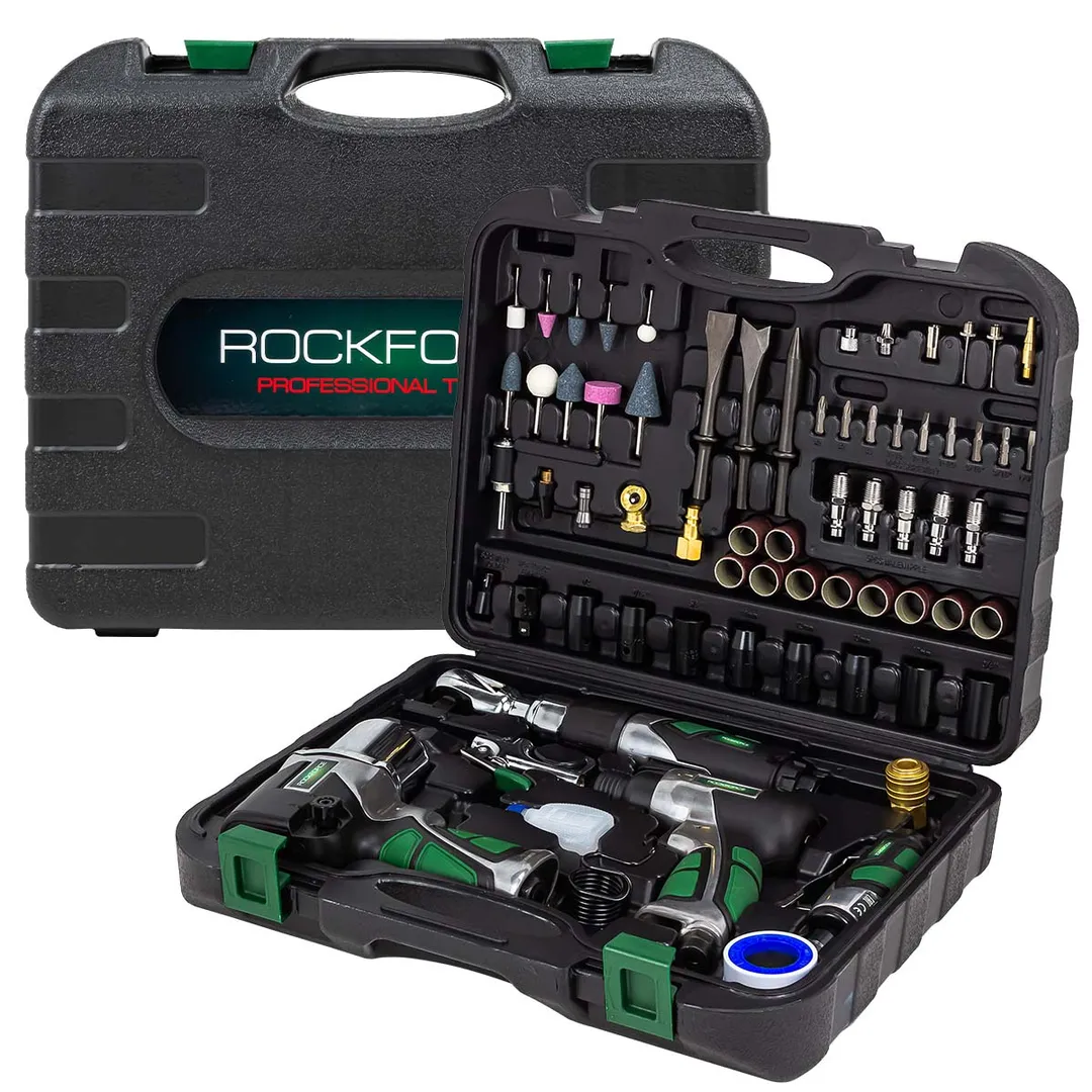 Набор пневматического с аксессуарами 57 пр. RockForce RF-RP7871-71 (RP27313, RP27411, RP27621.RP27432)