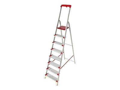 Лестница-стремянка алюм. проф. 173 см 8 ступ. 8,2 кг NV3118, макс. нагрузка 225 кг Новая Высота 3118108/5150108